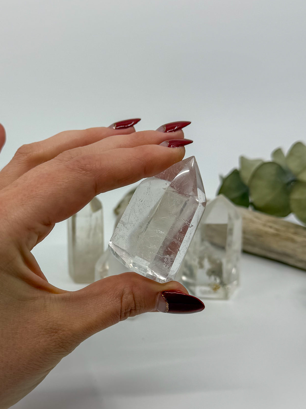HQ Clear Quartz Tower