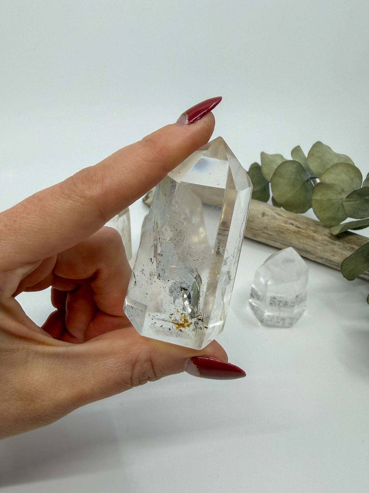 HQ Clear Quartz Tower