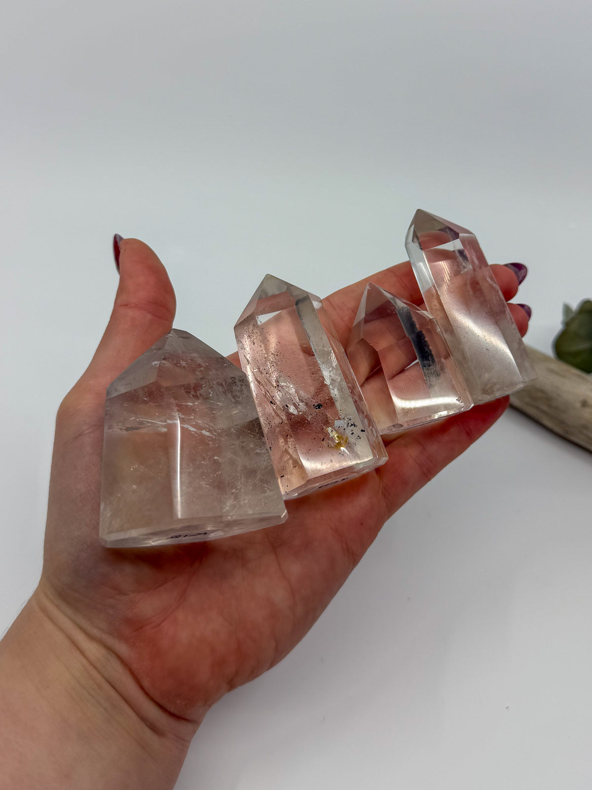 HQ Clear Quartz Tower
