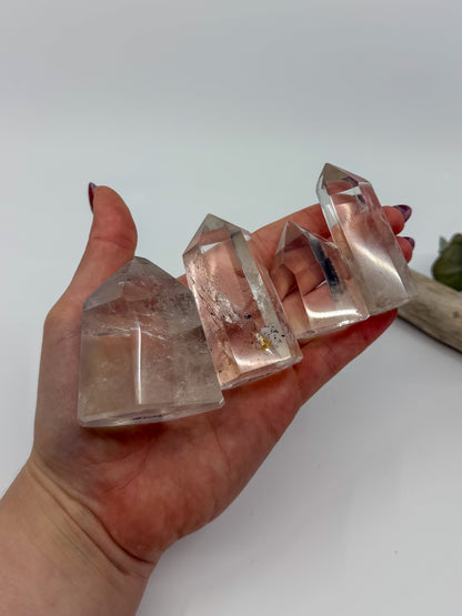 HQ Clear Quartz Tower
