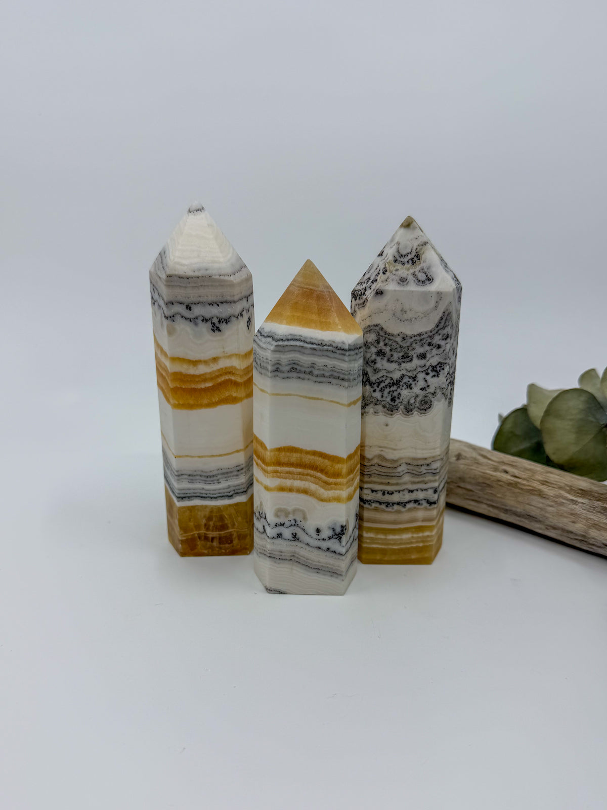 Dendritic Orange Calcite Tower -CHOOSE YOUR OWN-