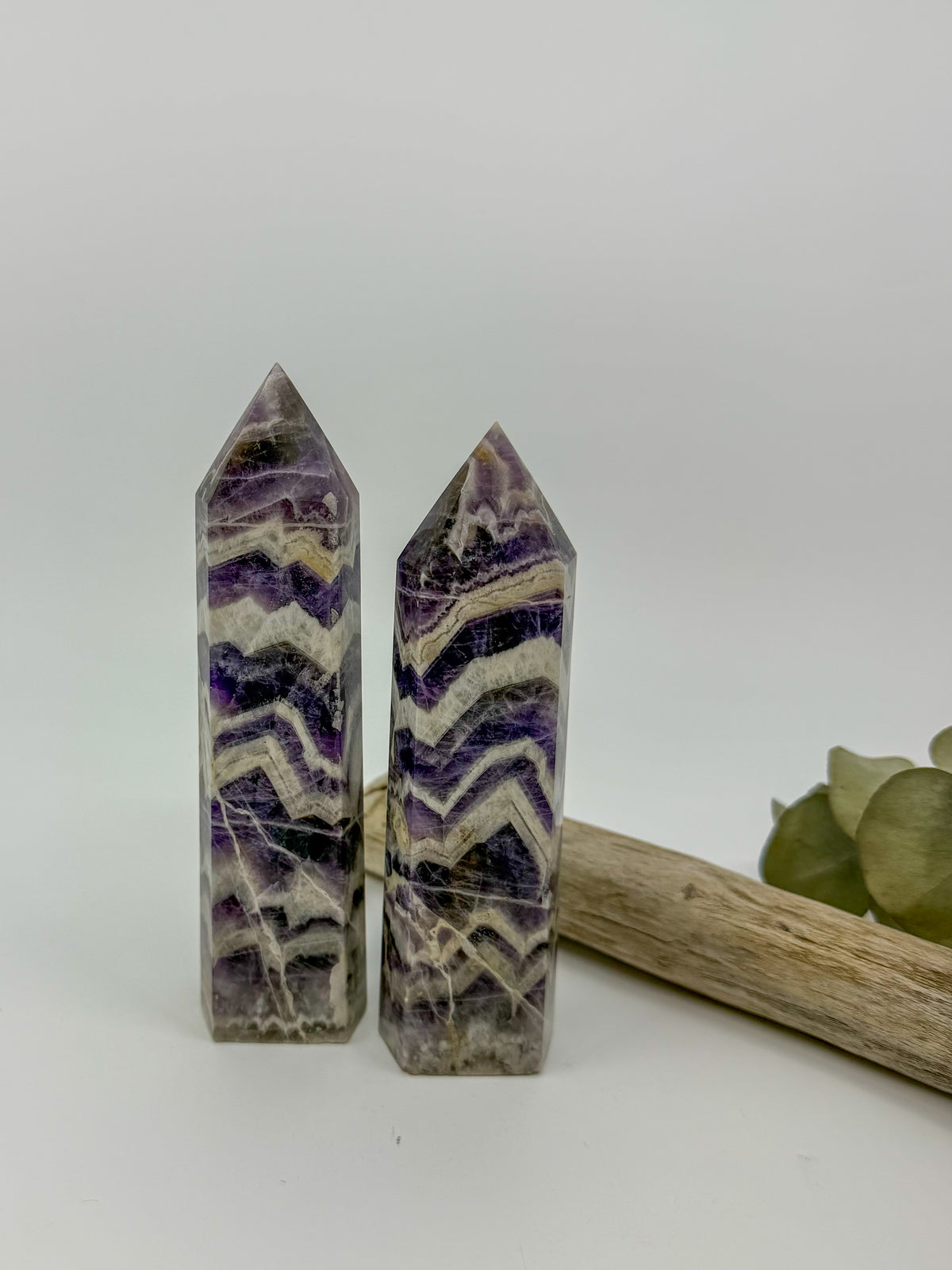 Large Chevron Amethyst Tower -CHOOSE YOUR OWN-