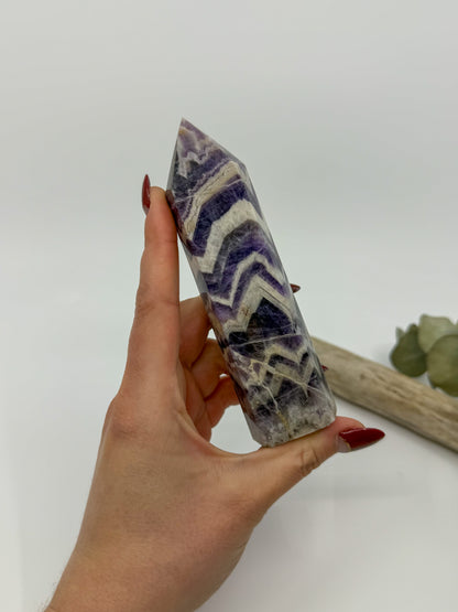 Large Chevron Amethyst Tower -CHOOSE YOUR OWN-