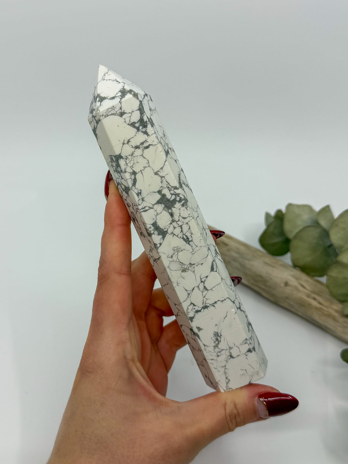 Large Howlite Tower -CHOOSE YOUR OWN-