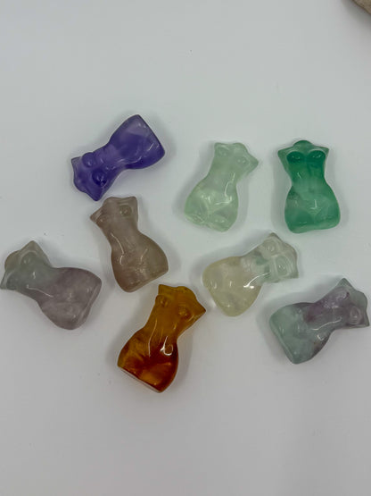 Pocket Fluorite Goddess Body