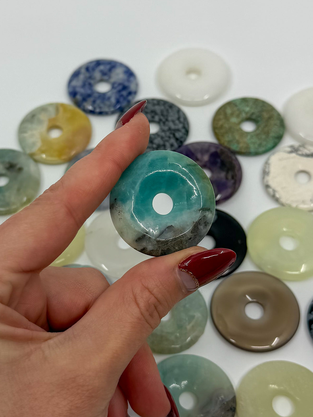 Mixed Donut (Pi Stone) Carving