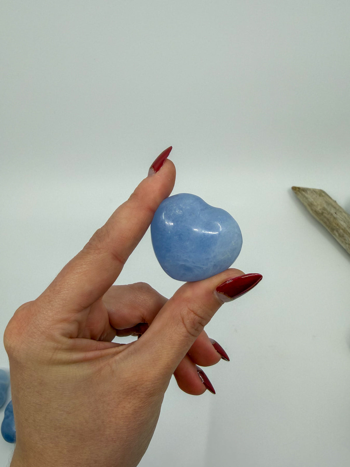 Blue Calcite Mini Heart