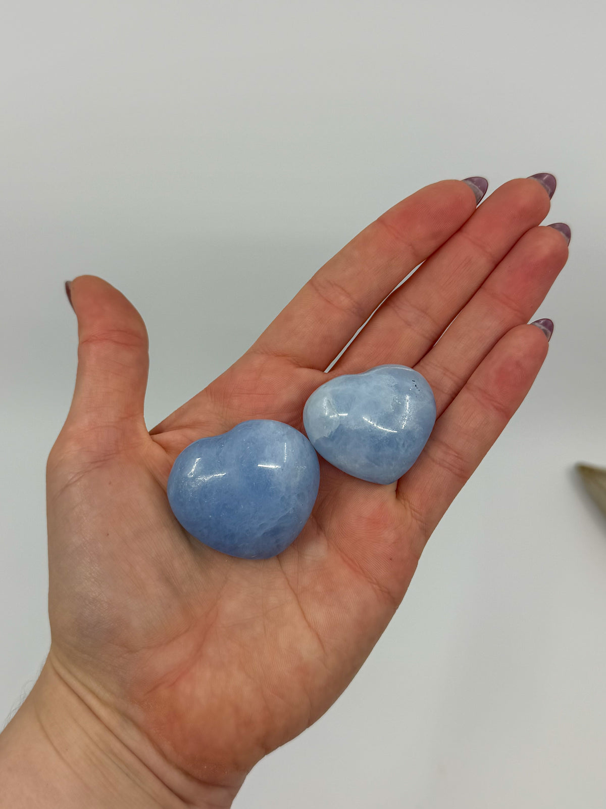 Blue Calcite Mini Heart