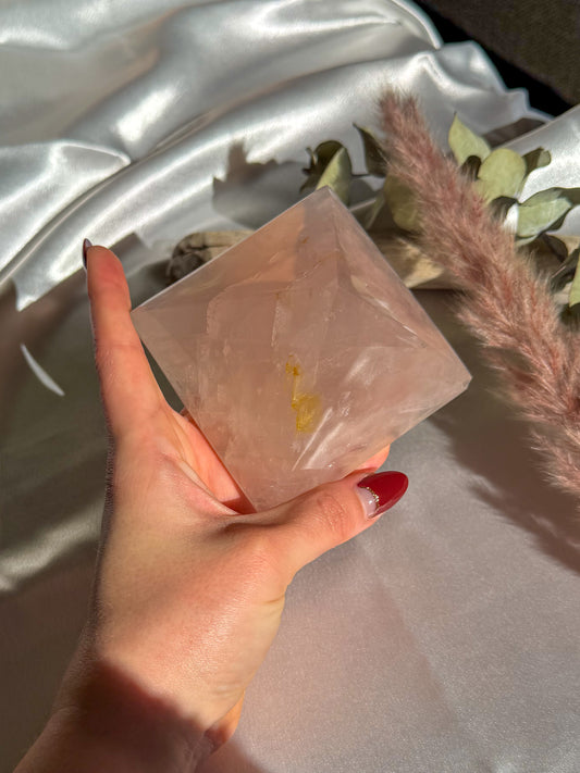 Rose Quartz Pyramid • Madagascar