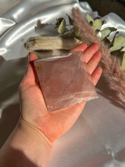 Rose Quartz Pyramid • Madagascar