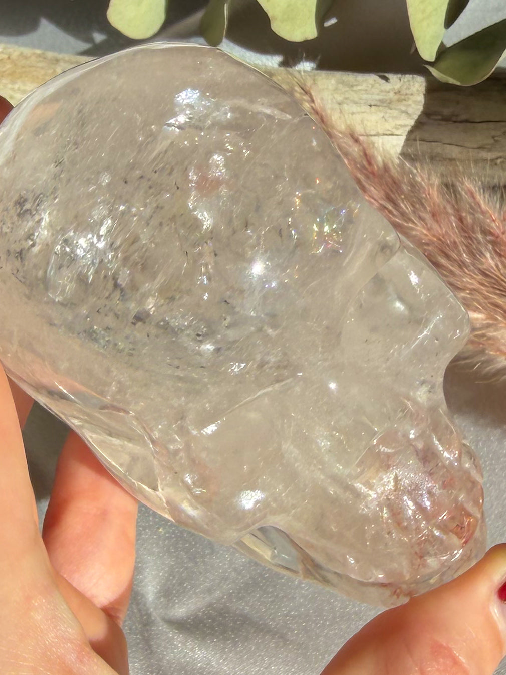 Clear Quartz Large Skull