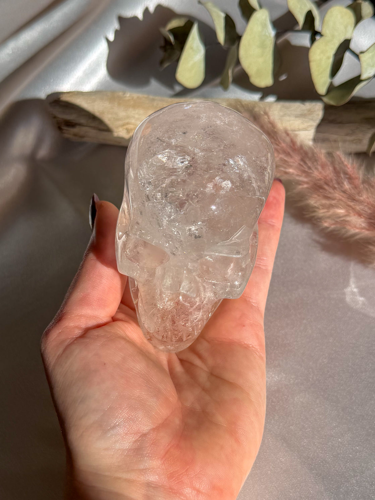 Clear Quartz Large Skull