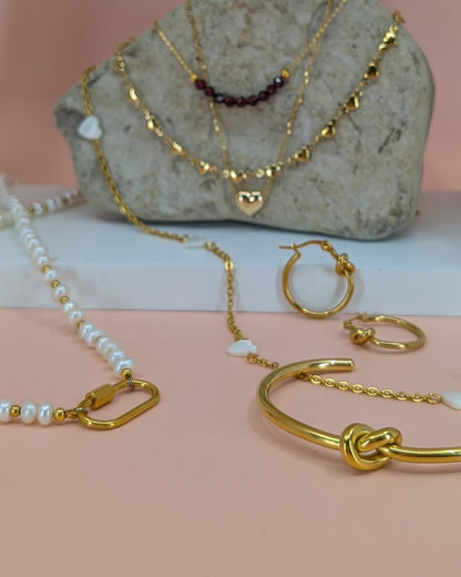 The Eternity | Knotted Hoop Earring