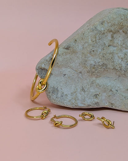 The Eternity | Knotted Hoop Earring