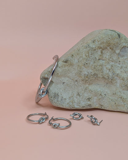 The Eternity | Knotted Hoop Earring