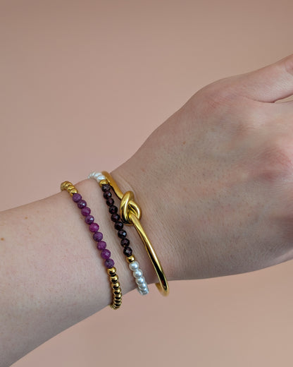The Eternity | Knotted Bangle Bracelet