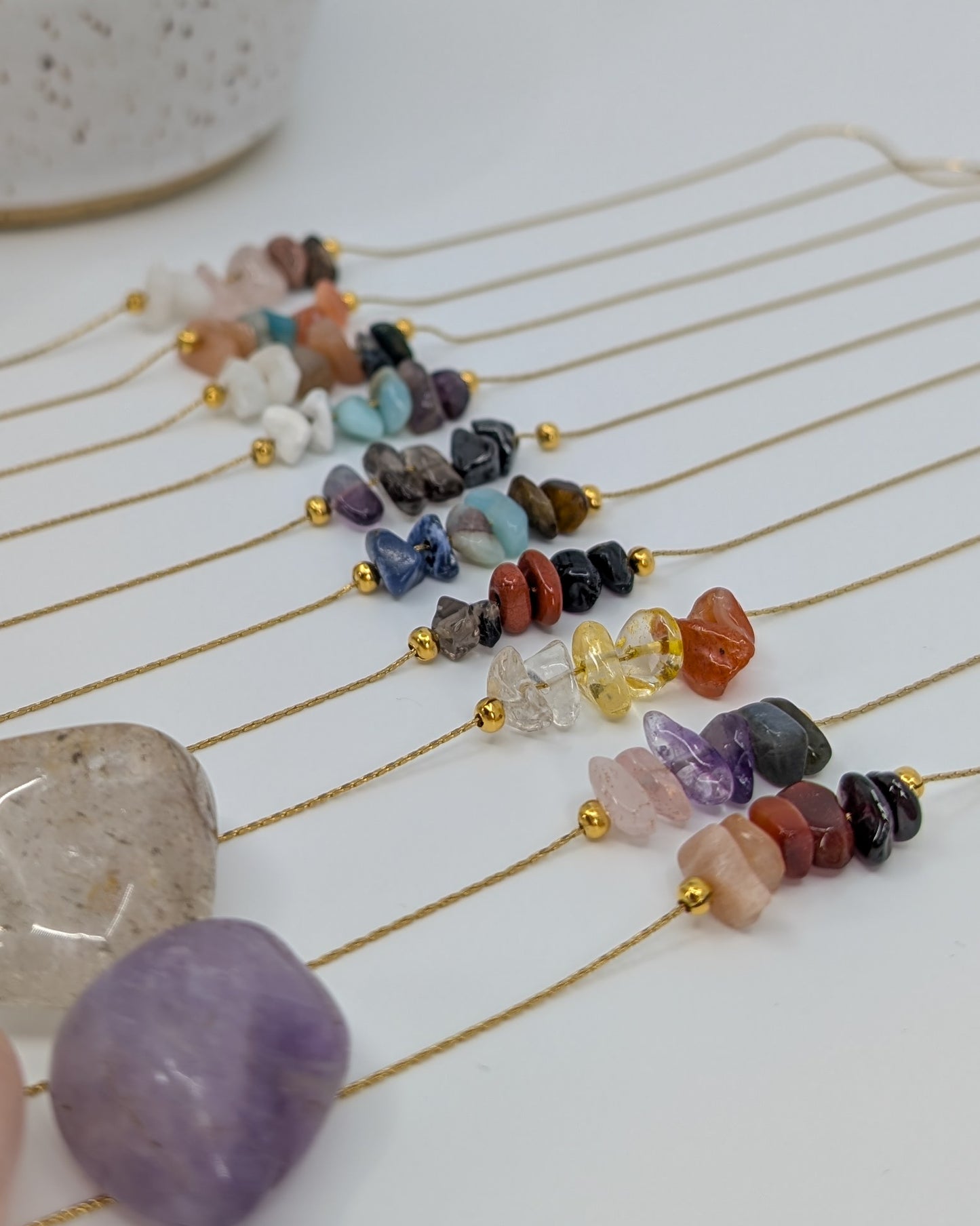 The Dainty Chip | Handmade Intention Necklace
