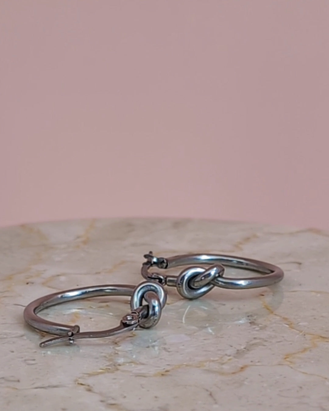 The Eternity | Knotted Hoop Earring