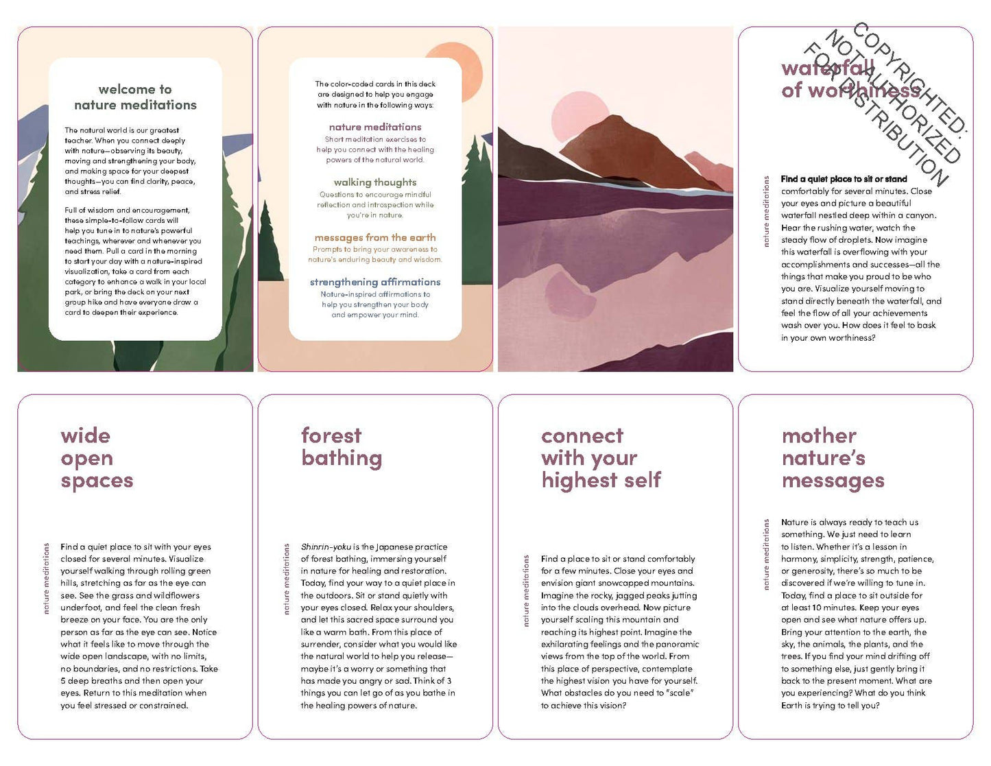Nature Meditations Deck | Kenya Jackson-Saulters