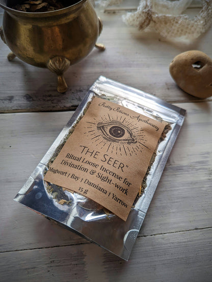 THE SEER Ritual Loose Incense and Candle Dressing | Pretty Potions Apothecary