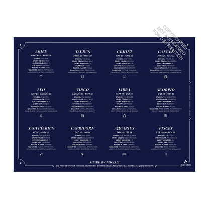 Astrology 1000 Piece Foil Puzzle