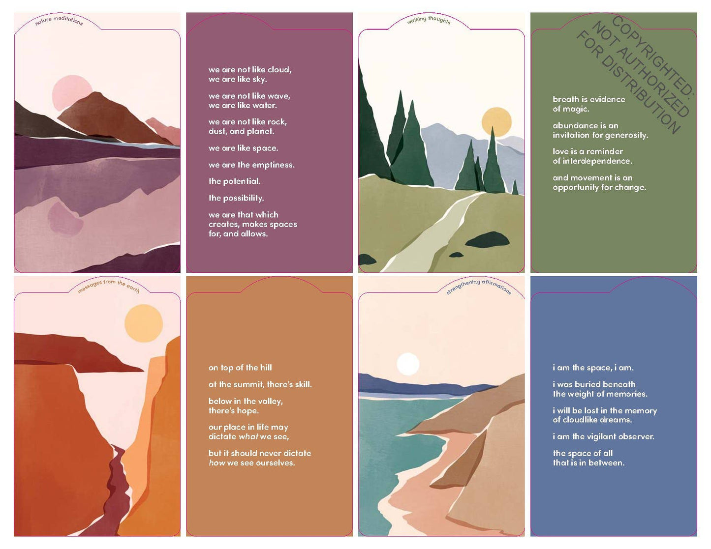 Nature Meditations Deck | Kenya Jackson-Saulters