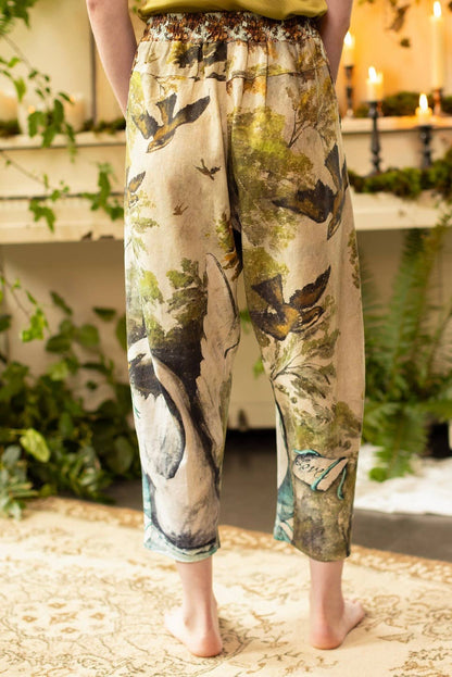 Theatre of Dreams Linen Cropped Artist Pant | Market of Stars