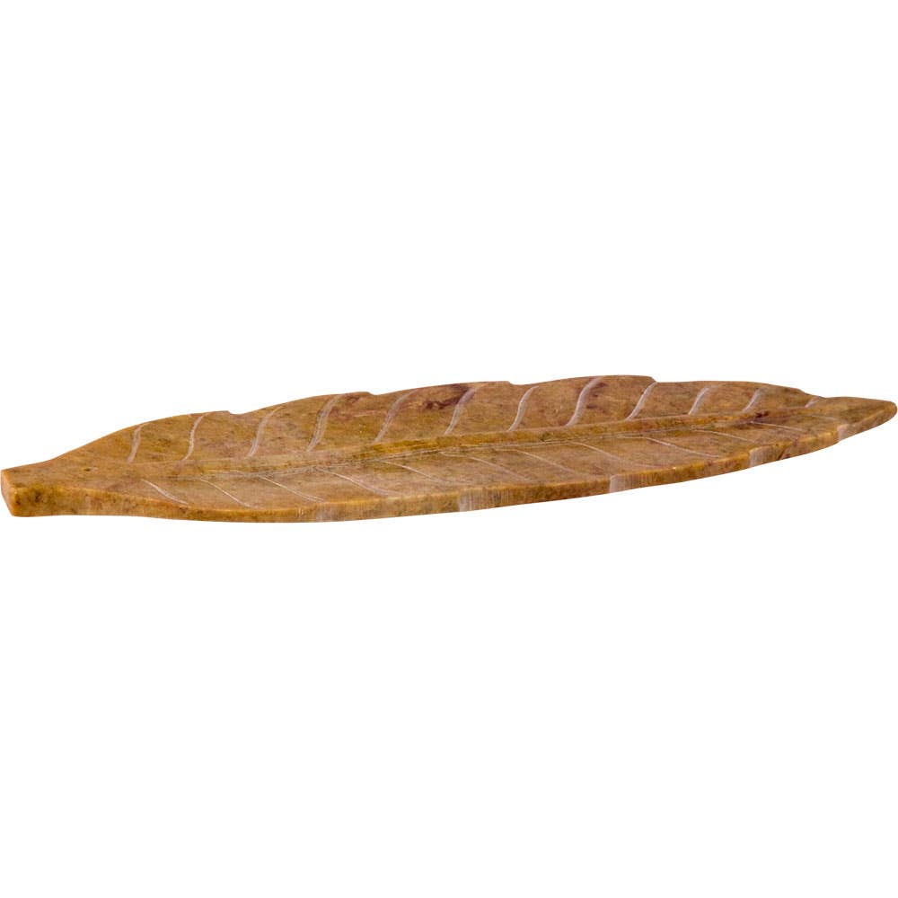 Soapstone Feather Incense Holder