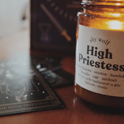 High Priestess: Tarot Collection | Shy Wolf Candles
