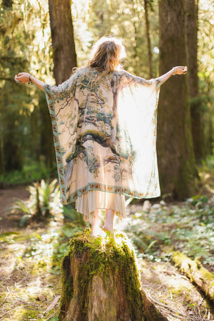 Earth & Sky Bohemian Goddess Starduster Kimono | Market of Stars