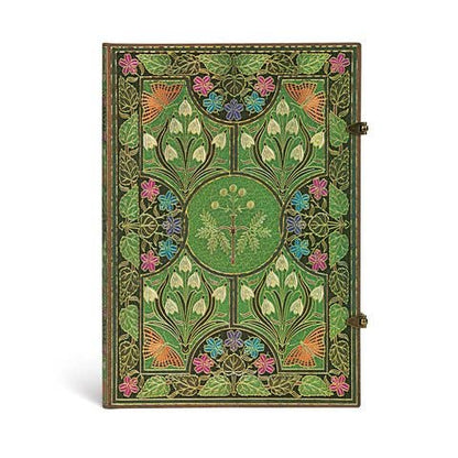 Poetry in Bloom Grande Unlined Hardcover Journal, 128pg, 120GSM by Paperbla