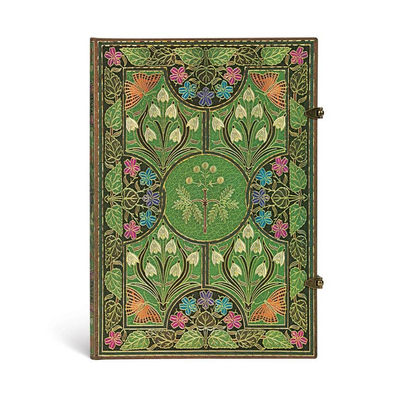 Poetry in Bloom Grande Unlined Hardcover Journal, 128pg, 120GSM by Paperbla