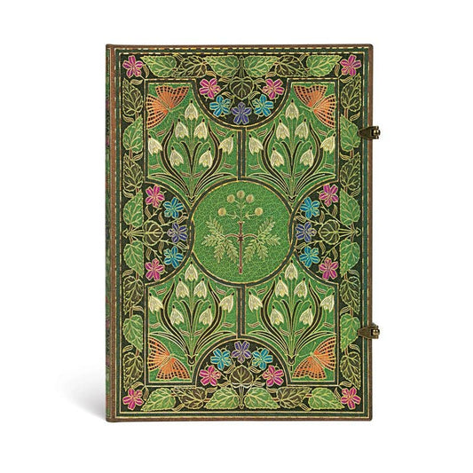 Poetry in Bloom Grande Unlined Hardcover Journal, 128pg, 120GSM by Paperbla