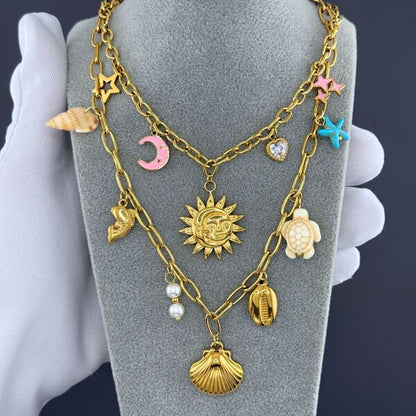 The Summer Tide Charm Necklace