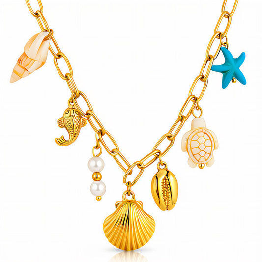 The Summer Tide Charm Necklace